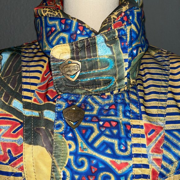 VINTAGE 80's MEN'S EMMEGI MADE IN AUSTRIA SKI SNOWBOARD OVERSIZED PUFFER JACKET - Picture 3 of 15